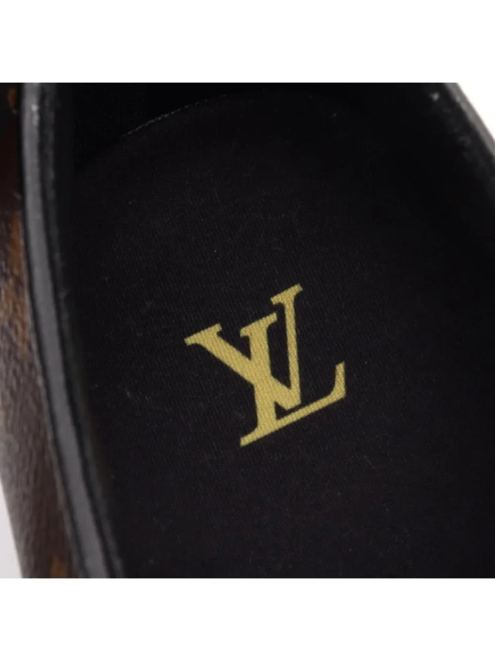 Louis Vuitton Shoes Black Ice Line Monolam Derby Canvas